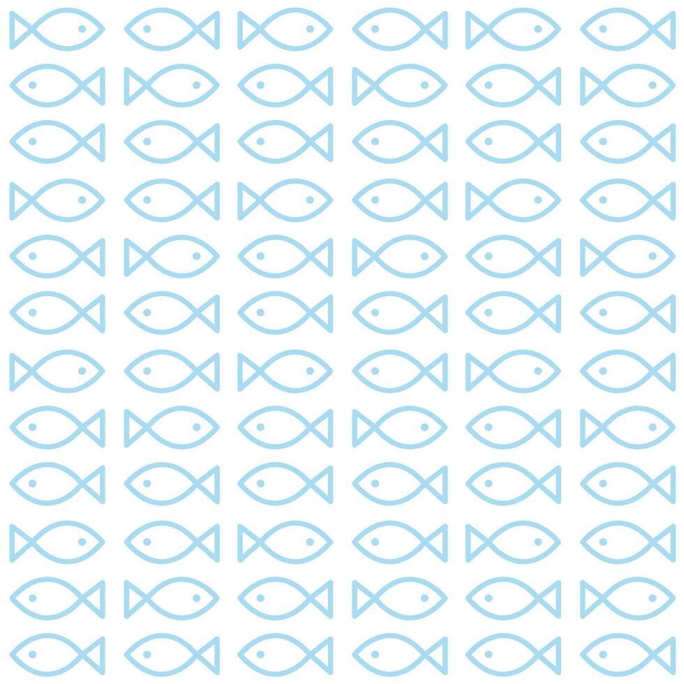 Seaside Fish seamless pattern, texture pattern vector