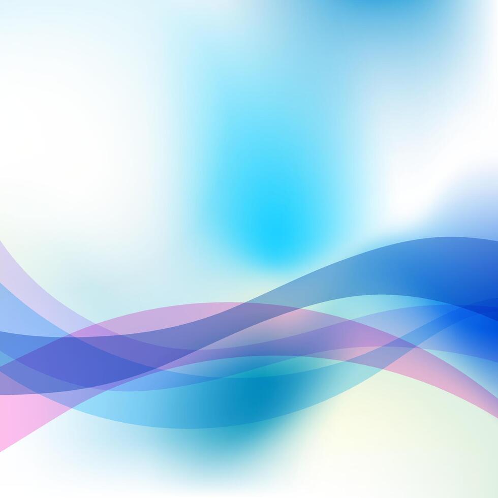 Abstract background with copy space. Transparent waves. vector