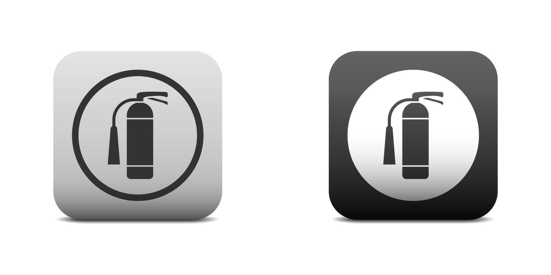 Fire extinguisher Icon. Vector illustration.