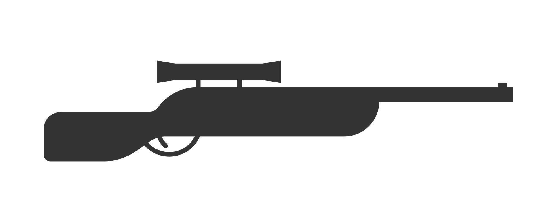 Shotgun icon. Hunting rifle icon. Vector illustration.