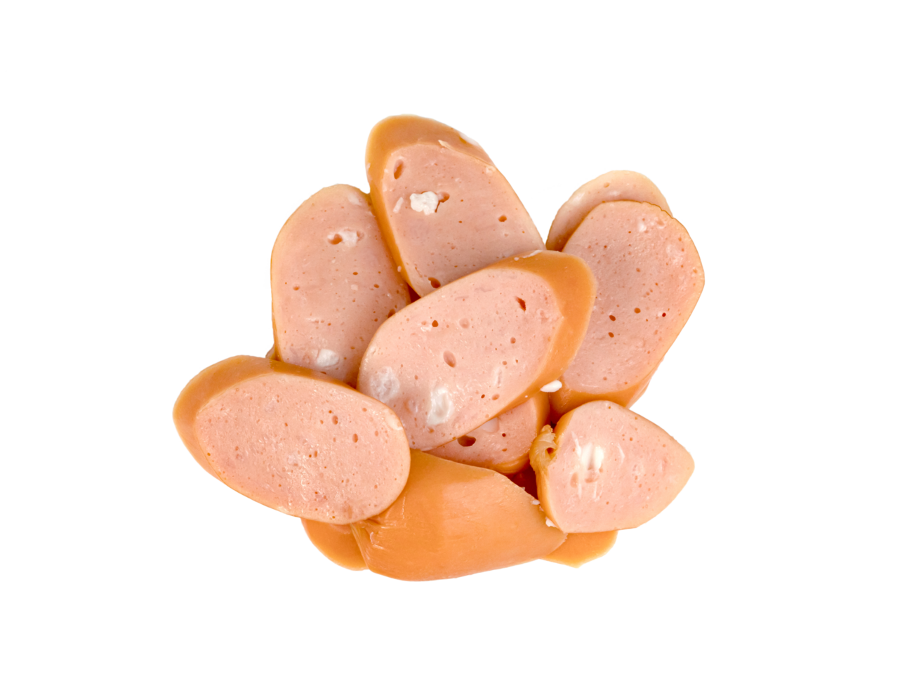 Sausage sliced isolated png