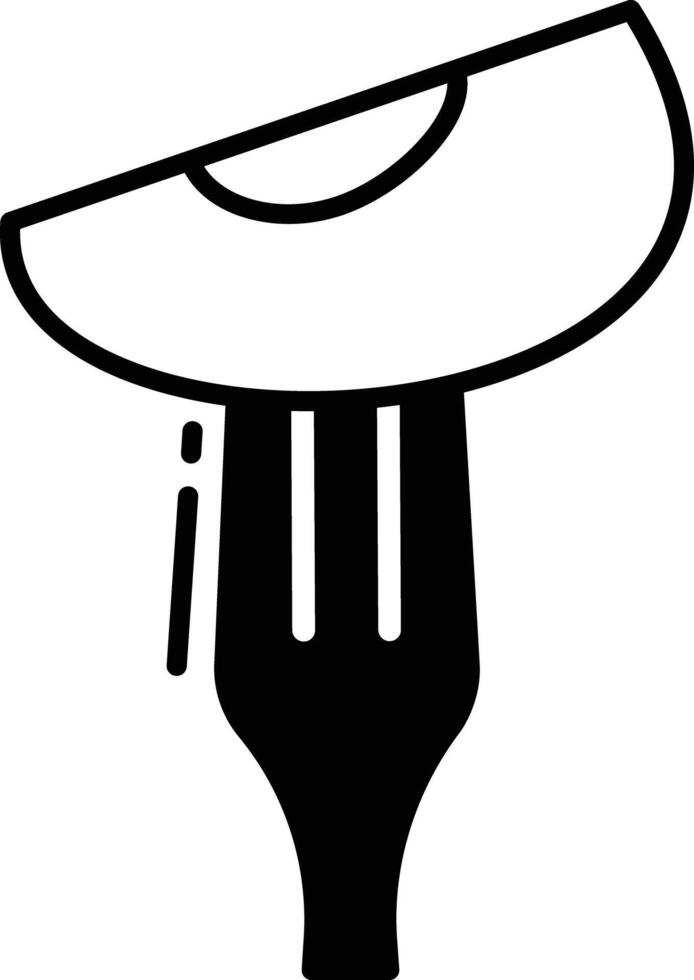 Fruits glyph and line vector illustration