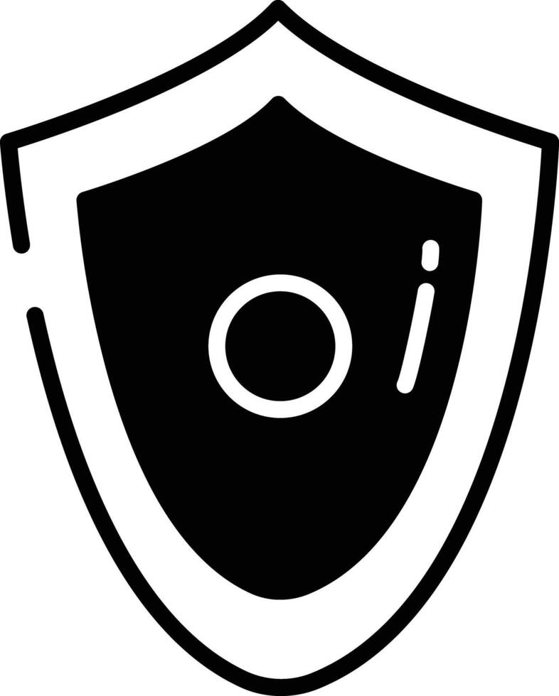 Metal Heater Shield glyph and line vector illustration