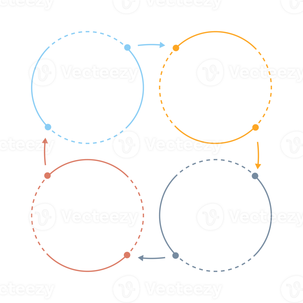 Infographic with 4 steps, process or options. png