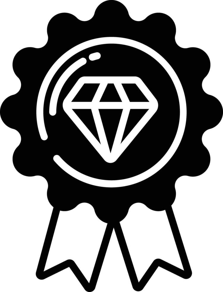 Museum Badge glyph and line vector illustration