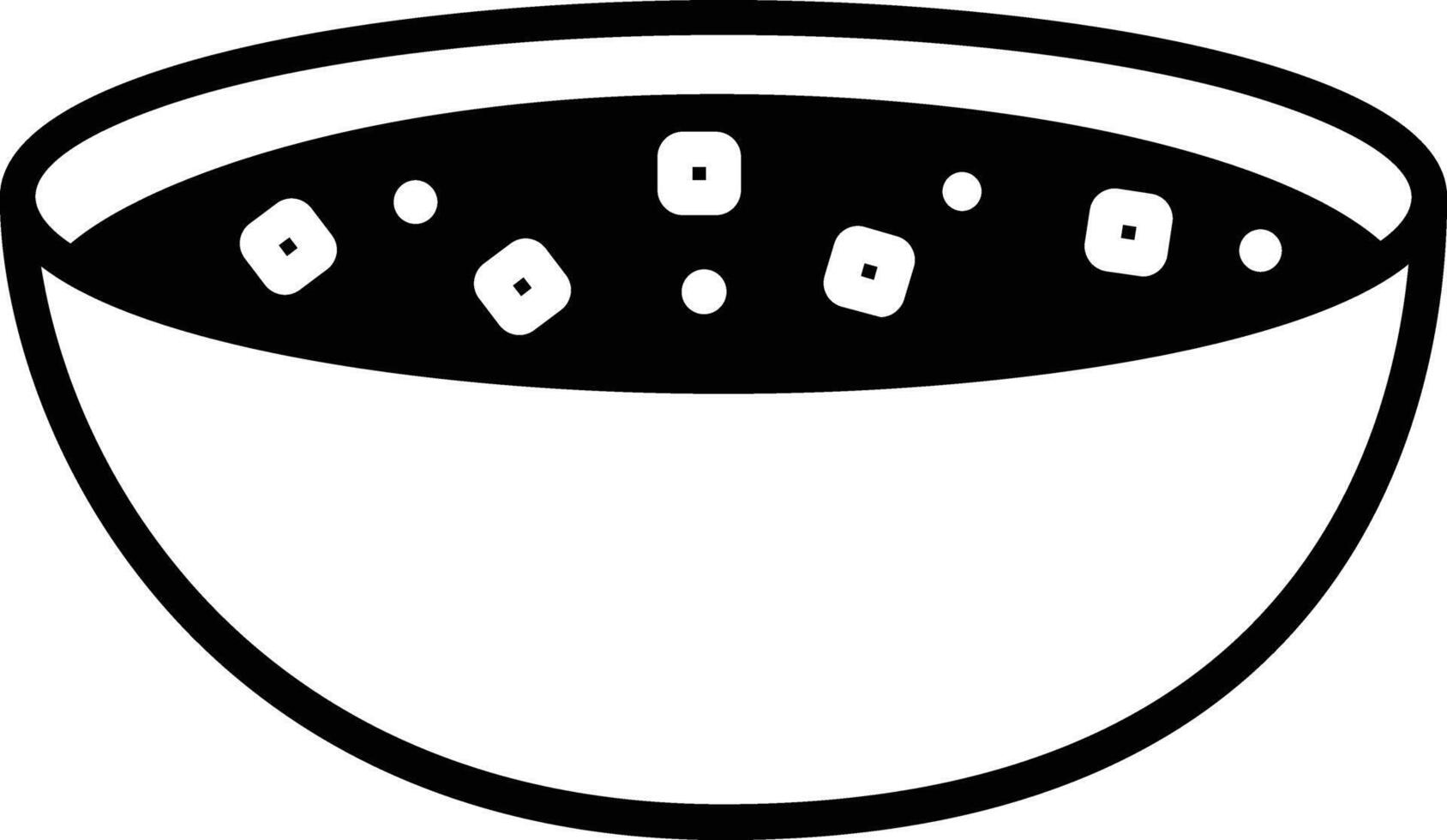 Quesadilla glyph and line vector illustration