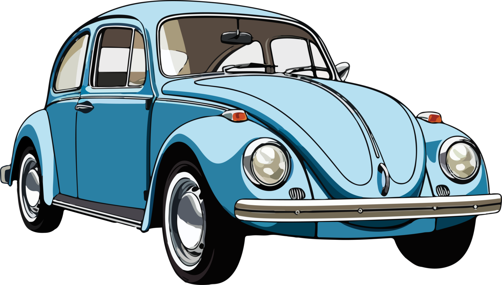 AI generated cars illustration isolated on transparent background. png