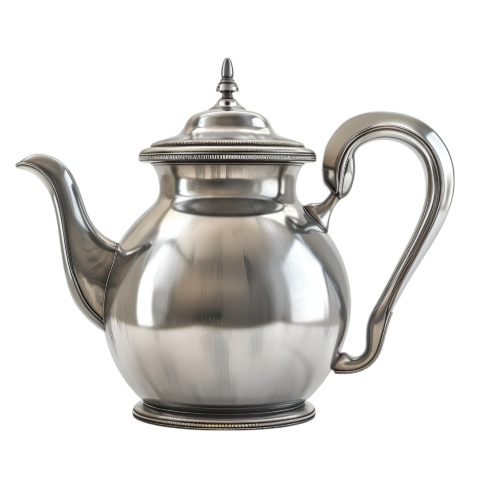 AI generated 3d Teapot Jug Kettle, Arabic Tea,  isolated on transparent background Generative AI png