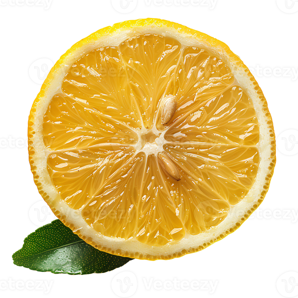 AI Generated Lemon Slice PNG Slice Of Lemon Top View PNG One Slice Of Ai Generated Lemon Slice Slice Of Lemon Top View One Slice Of Lemon Citrus Fruit Flat Lay Png