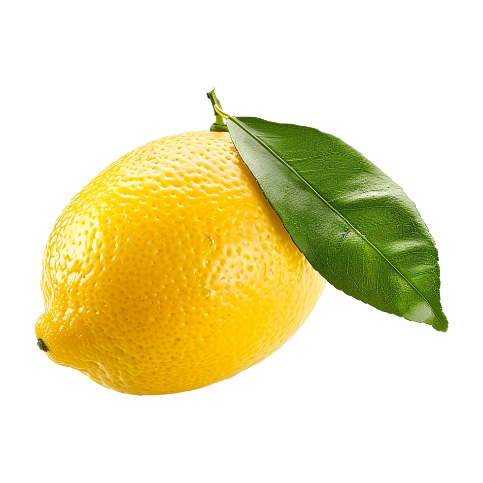 ai genererad citron- isolerat på transparent bakgrund png