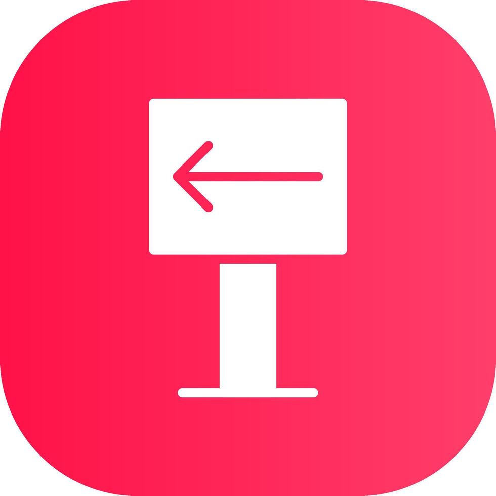 Left Creative Icon Design vector