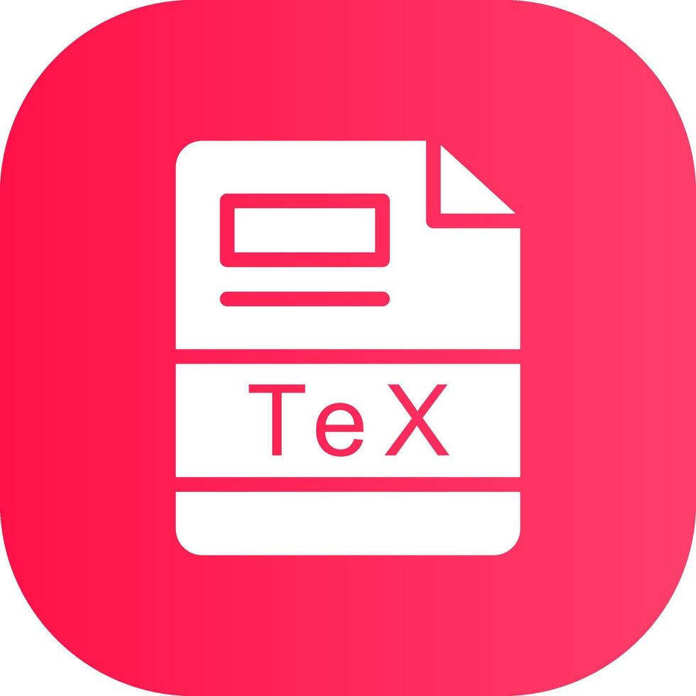 TeX Creative Icon Design vector