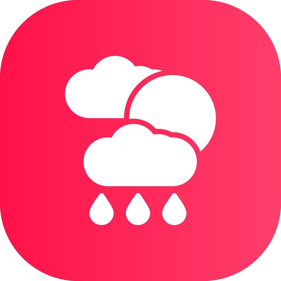 Weather Forecast Creative Icon Design vector