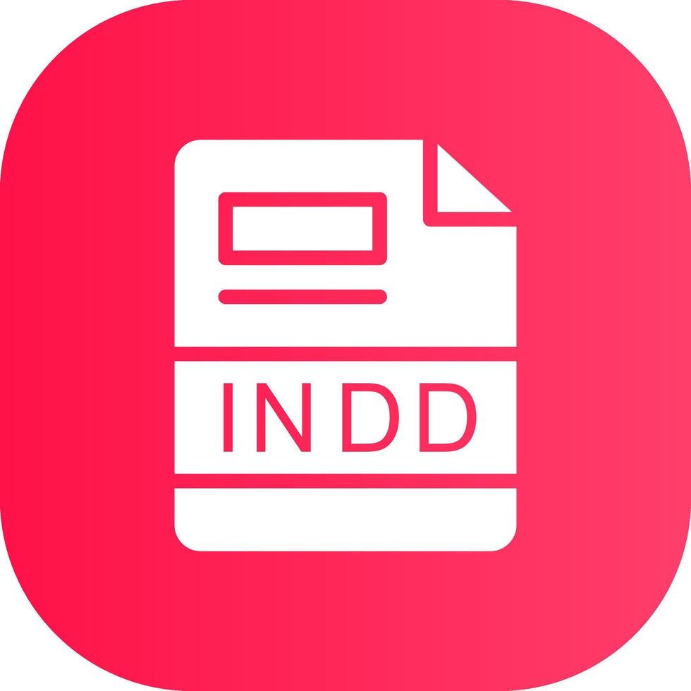 INDD Creative Icon Design vector