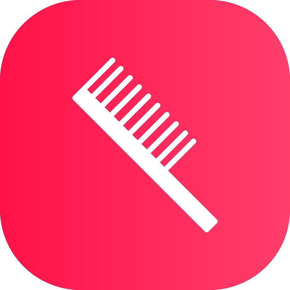 Hair Comb Creative Icon Design vector