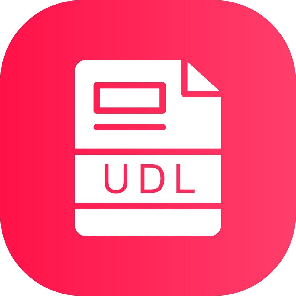 udl creativo icono diseño vector