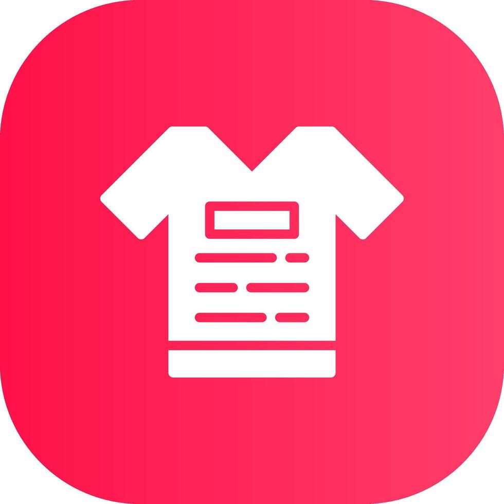 Tshirt Creative Icon Design vector