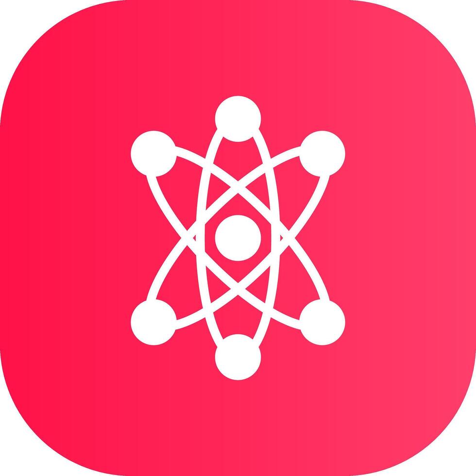 Atom Creative Icon Design vector