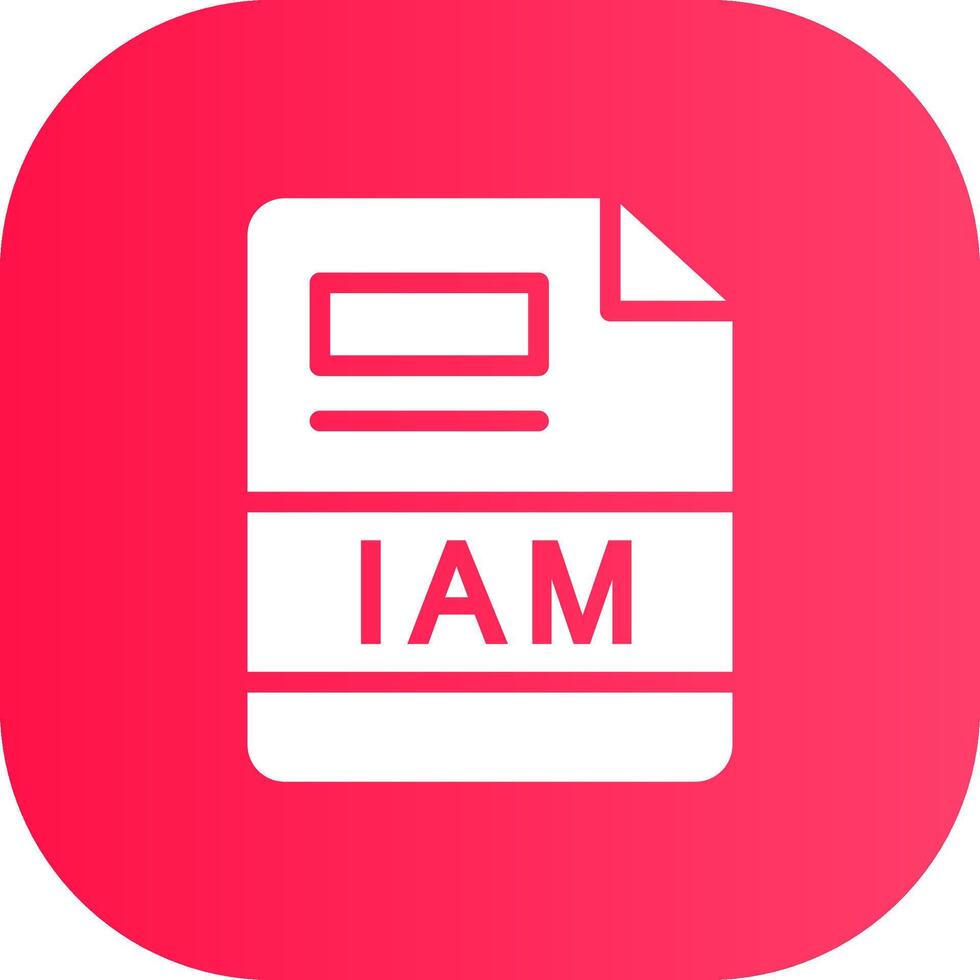 IAM Creative Icon Design vector