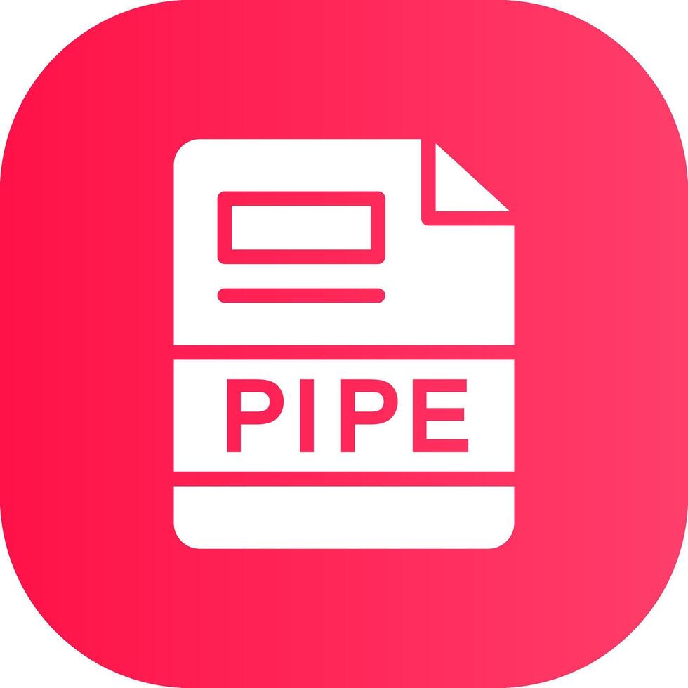 PIPE Creative Icon Design vector