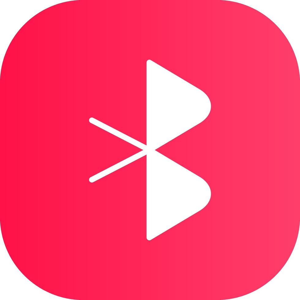Bluetooth Creative Icon Design vector
