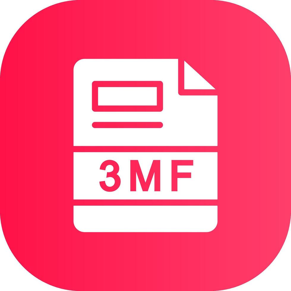 3MF Creative Icon Design vector