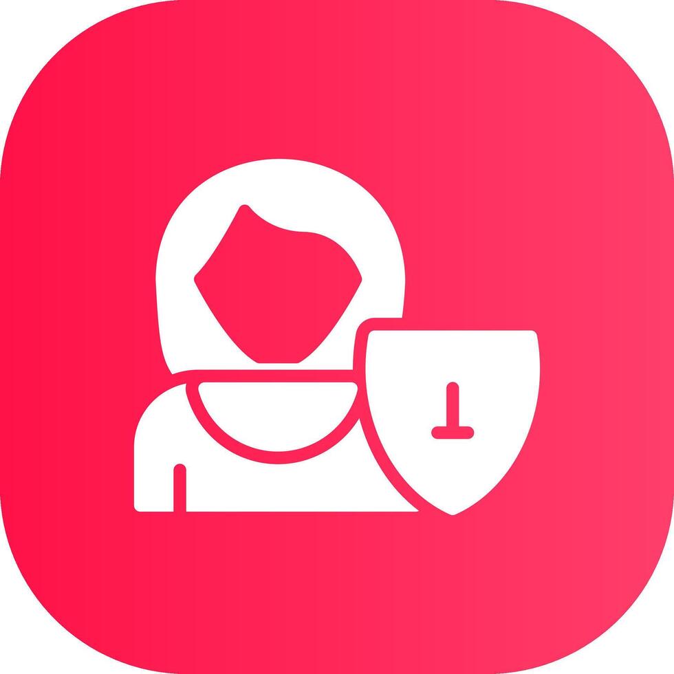 User Security Creative Icon Design vector