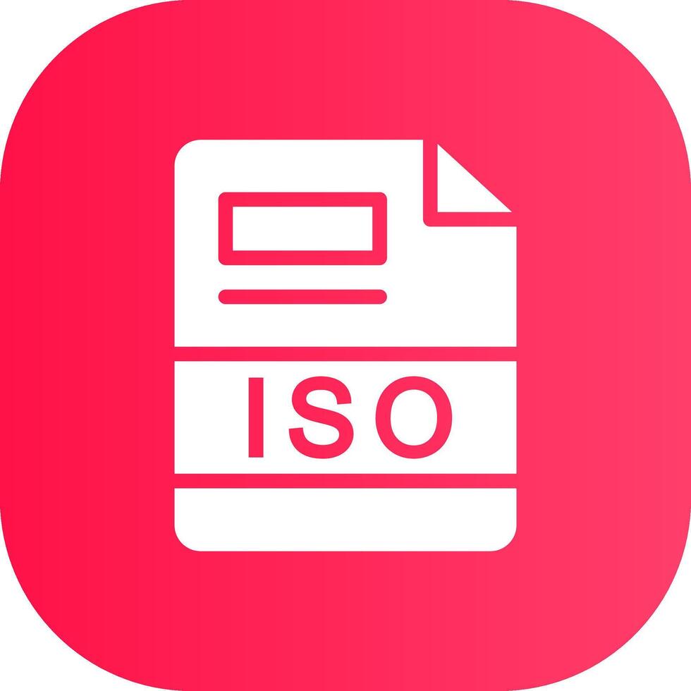 ISO Creative Icon Design vector