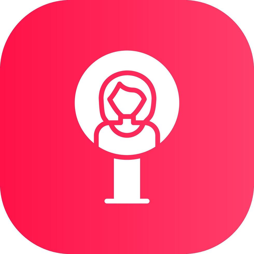 User Placeholder Creative Icon Design vector