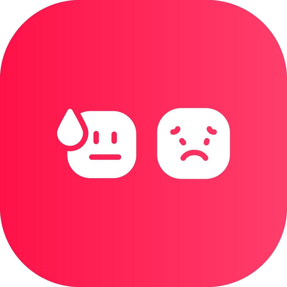 Basic Emotion Creative Icon Design vector