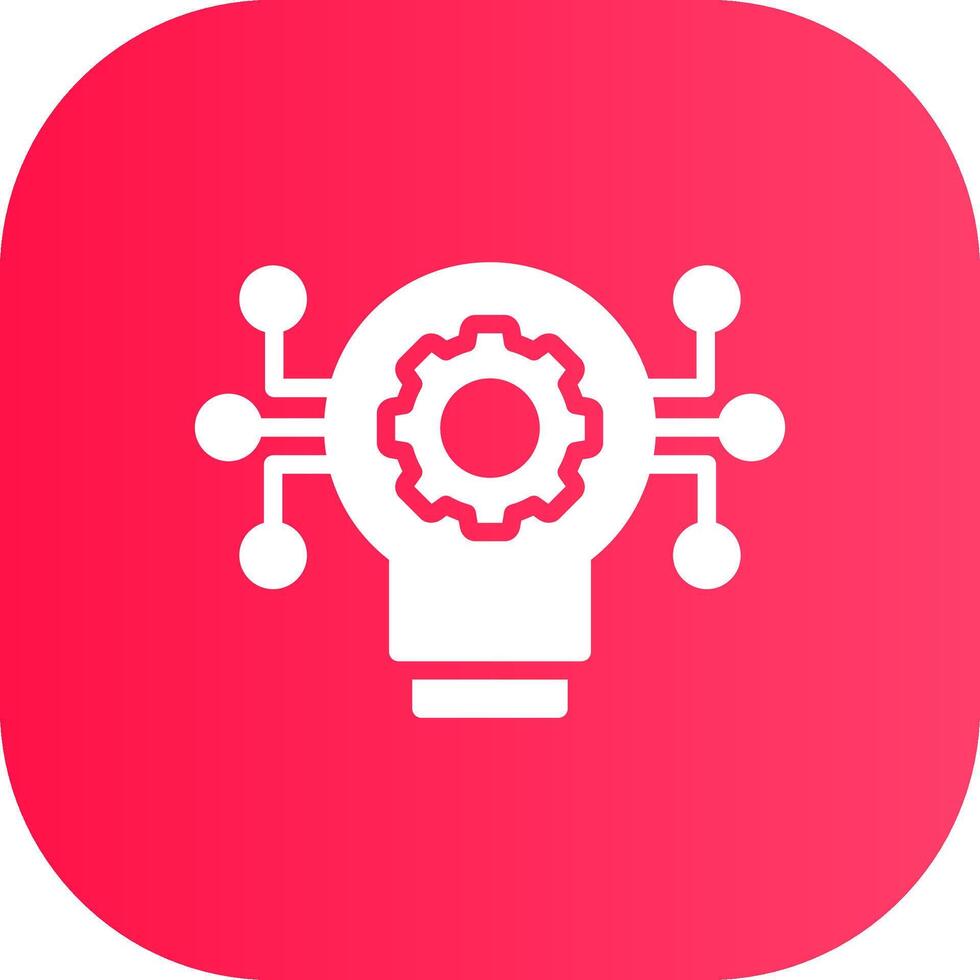 Technology Disruption Creative Icon Design vector