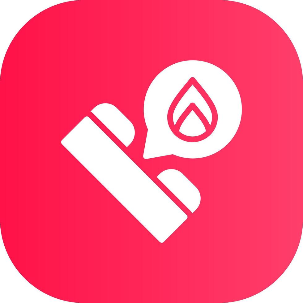 Warm Calling Creative Icon Design vector