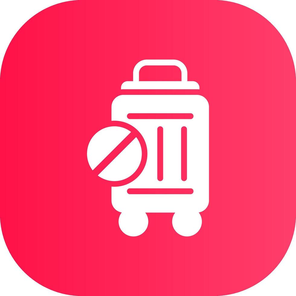 Travel Restrictions Creative Icon Design vector