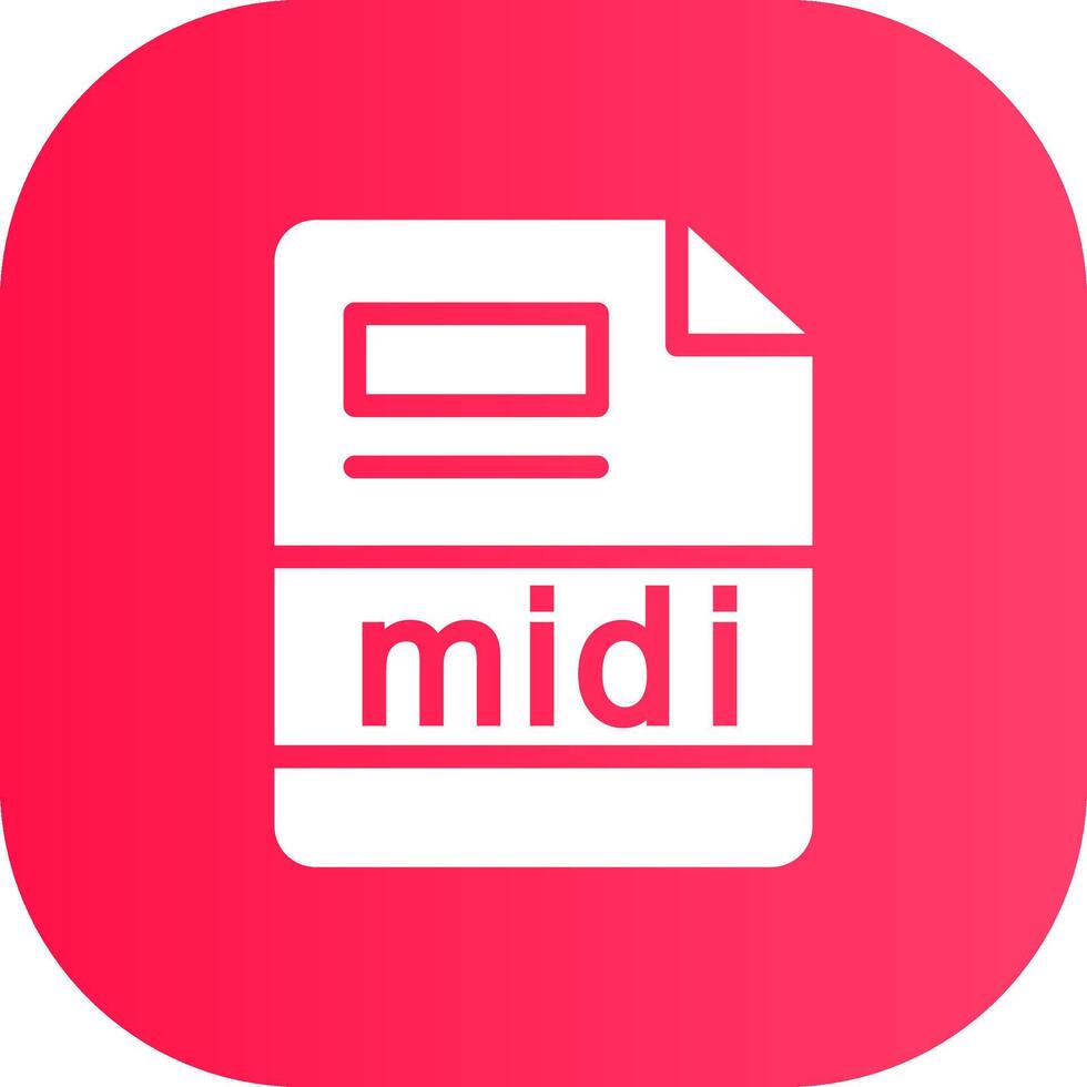 midi Creative Icon Design vector