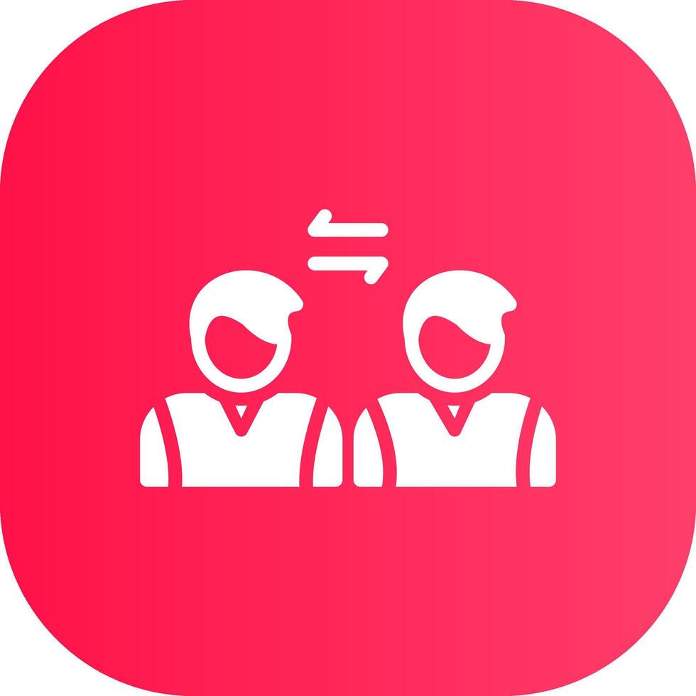 Social Distancing Creative Icon Design vector