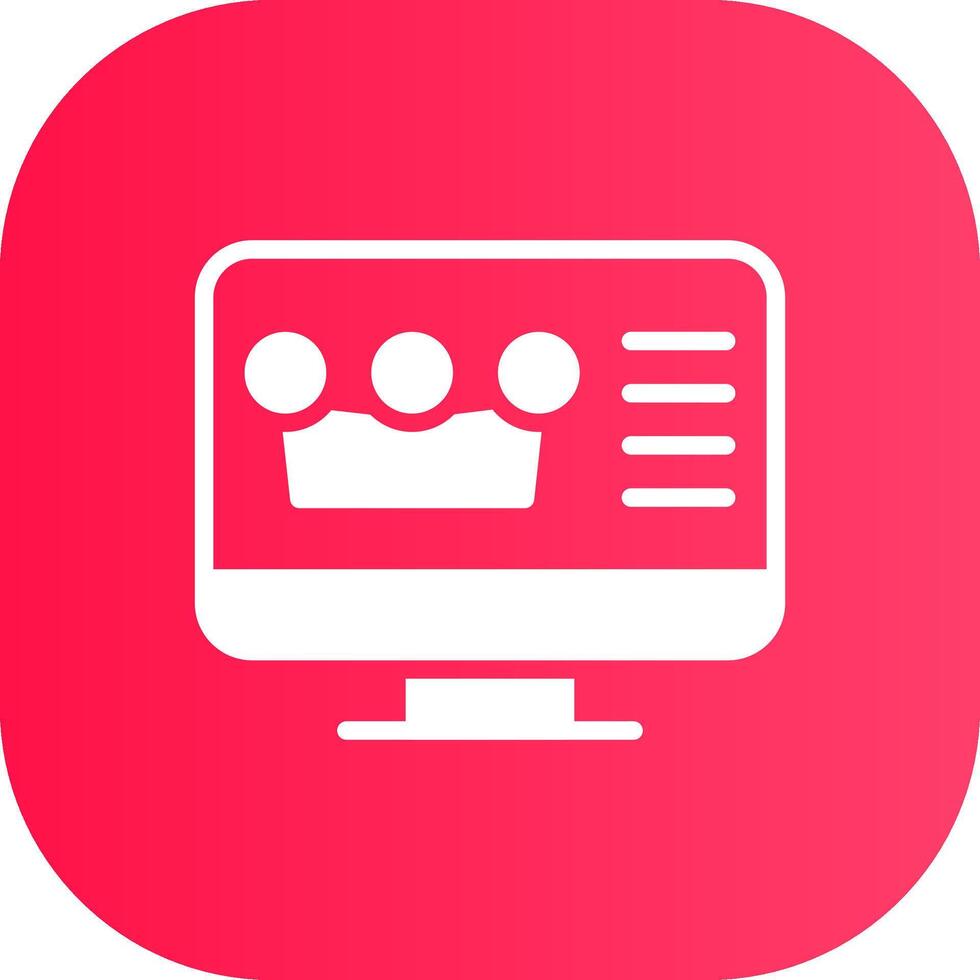 Premium Content Creative Icon Design vector