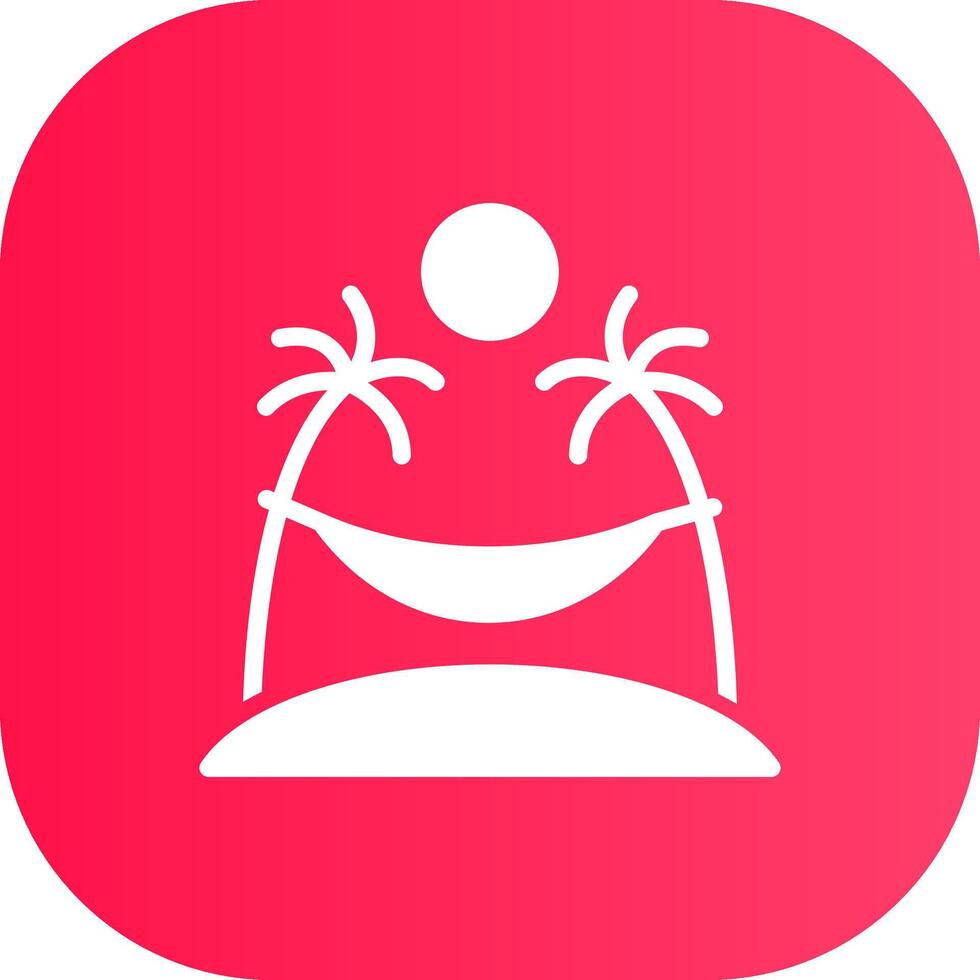 Hammock Creative Icon Design vector