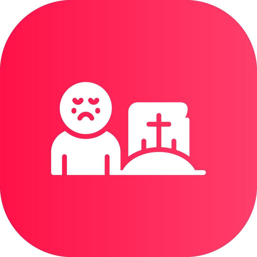 Grave Creative Icon Design vector
