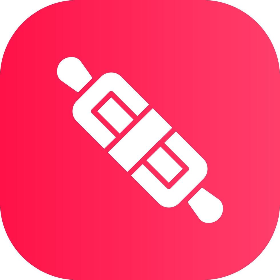 Rolling Pin Creative Icon Design vector