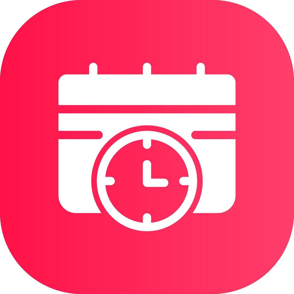 Deadline Creative Icon Design vector