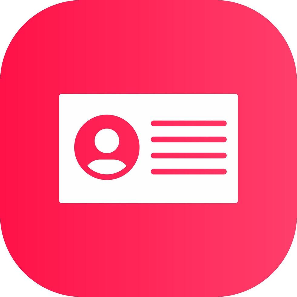 Id Card Creative Icon Design vector