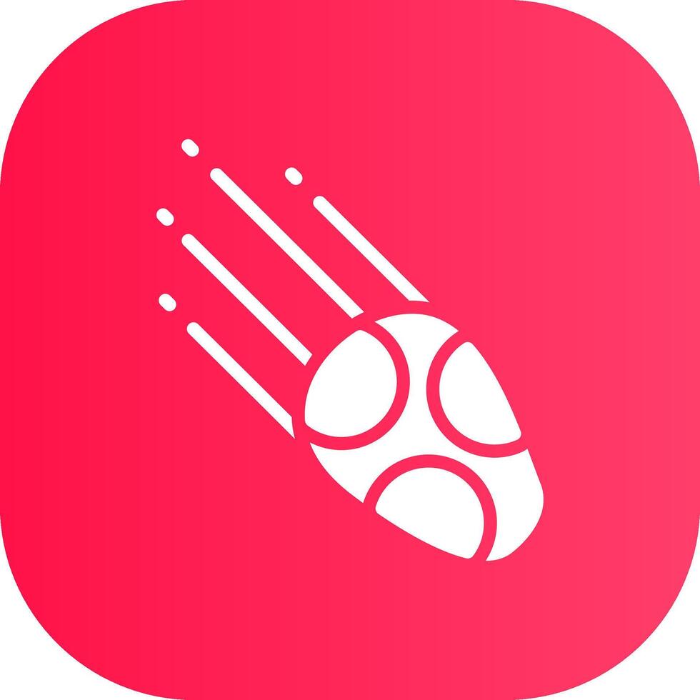 Comet Creative Icon Design vector