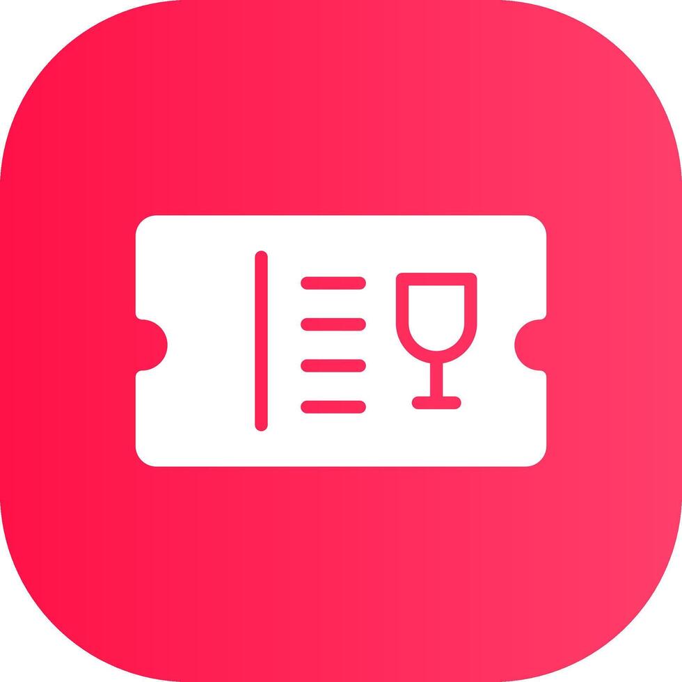 Ticket Creative Icon Design vector