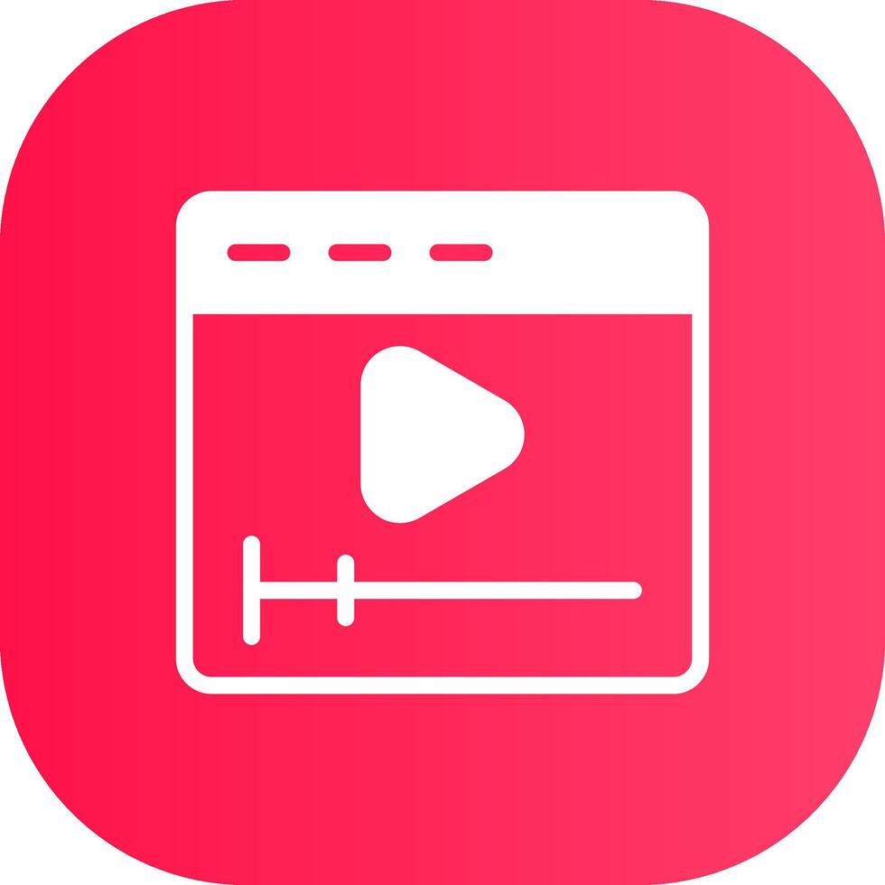 Video Creative Icon Design vector