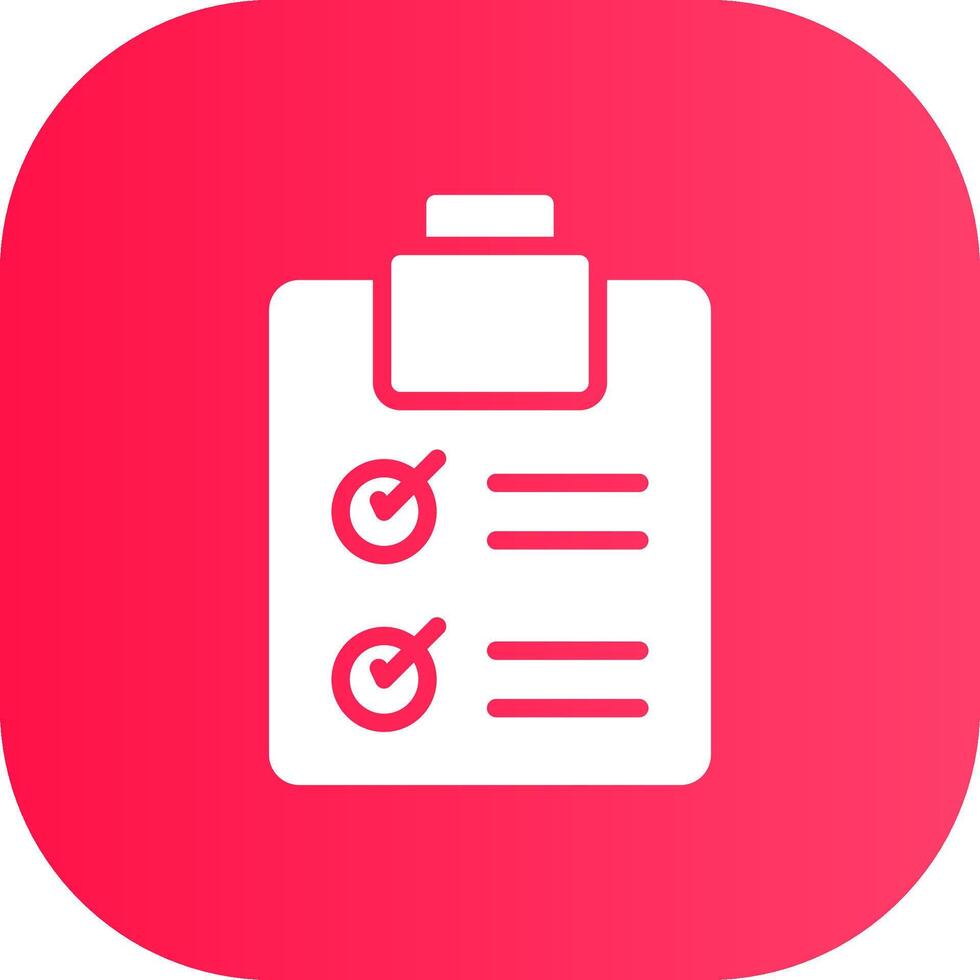 Checklist Creative Icon Design vector