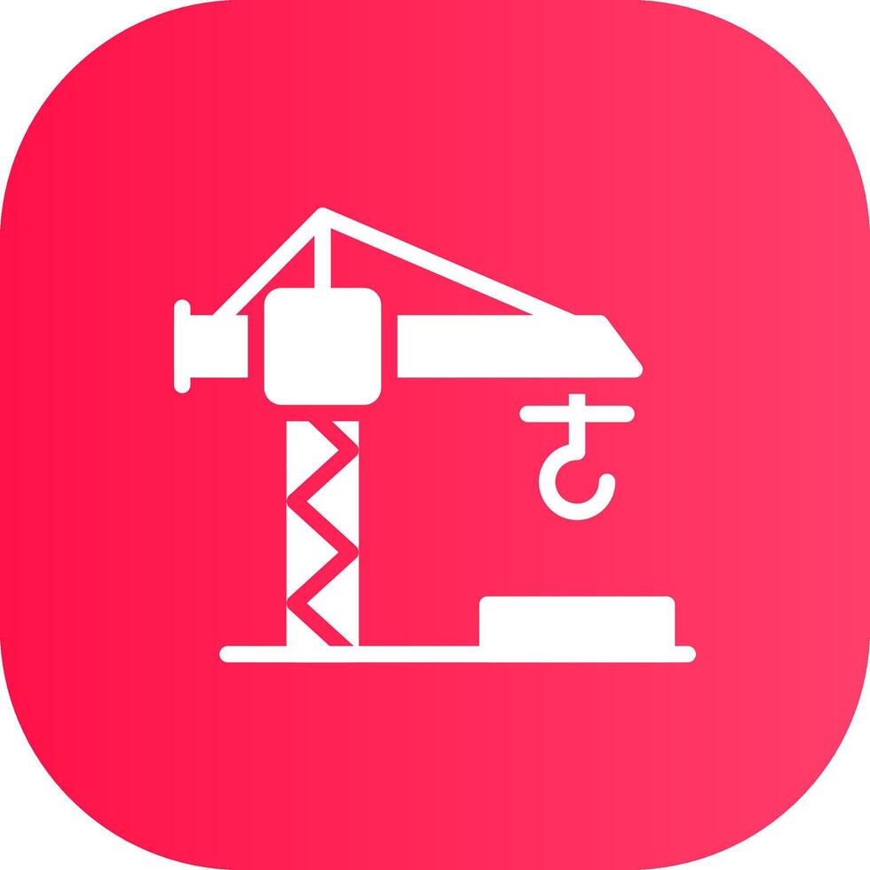 Crane Creative Icon Design vector