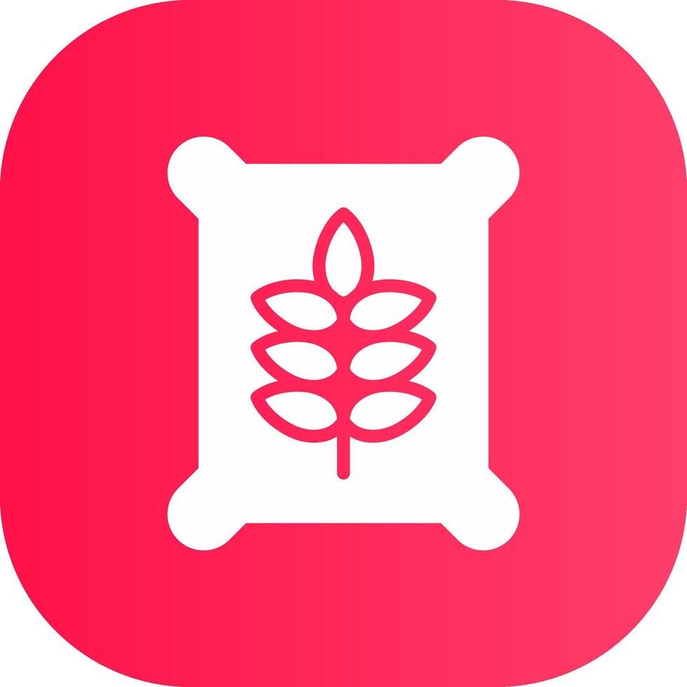 Seed Bag Creative Icon Design vector