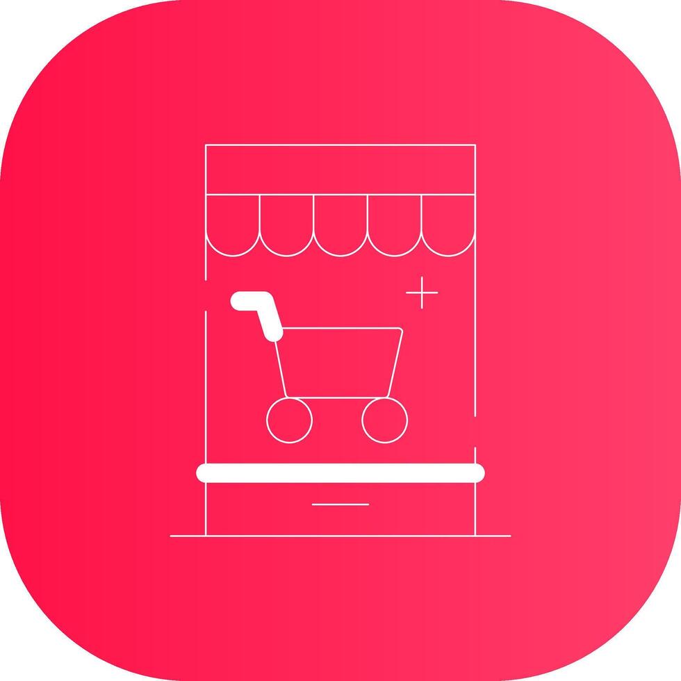 Personalized Web Store Creative Icon Design vector
