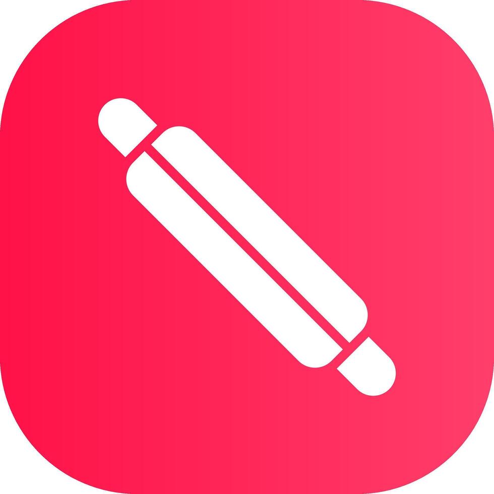 Rolling Pin Creative Icon Design vector