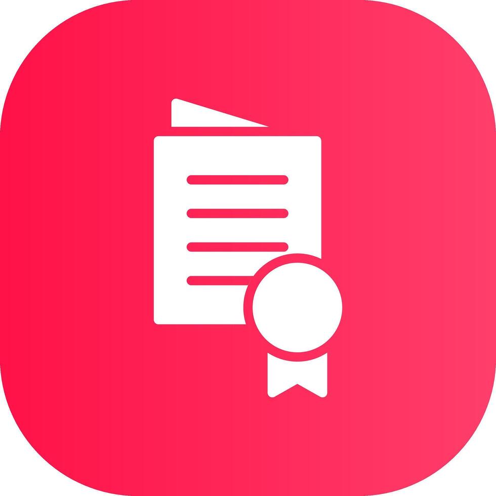 Certificate Creative Icon Design vector